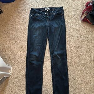 Paige Dark Wash Skinny Jeans